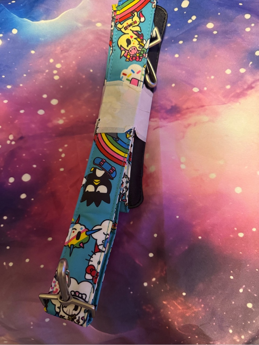 New rainbow dreams padded messenger strap - Picture 3 of 4